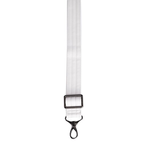 LugLife Adjustable Webbed Satin Luxe VL Bag Strap - 1.25" White NEW - Picture 4 of 4